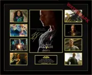 BLACK ADAM FILM DWAYNE JOHNSON MOVIE LTD EDITION SIGNED & FRAMED MEMORABILIA