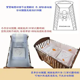 【C.D.BABY】嬰兒寢具四季被組玫瑰童話 MB(嬰兒寢具 嬰兒棉被 嬰兒床護圍 嬰兒床床罩 嬰兒枕)