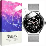 Blueshaweu Compatible for Sekonda Flex Plus Smart Calling Watch Screen Protector, [3 Pack] 9H Tempered Glass Screen Protector Film Compatible for Sekonda Flex Plus Womens 42mm Smart Watch (3 Pack)