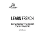 LET’’S LEARN - LEARN FRENCH