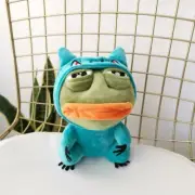 Anime Bulbasaur Stuffed Toy Cosplay Spoof Sad Frog Pepe Kawaii Plush Dolls