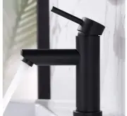 Amazing Force Single Hole Matte Black Bathroom Sink Faucet - New In Box