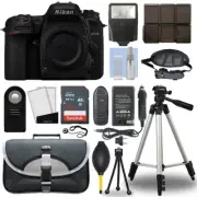 Nikon D7500 20.9 MP Digital SLR Camera Body + 32GB Top Accessory Bundle