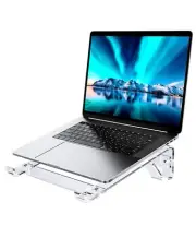 Acrylic Laptop Stand for Desk Clear Laptop Riser Computer Stand for Laptop Co...
