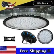 300 Watt UFO LED High Bay Light Warehouse Shop Workshop Light Fixture 24000LM