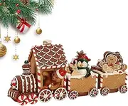 Holiday Gingerbread Train - Christmas Figure Gingerbread Decoration, Christmas Train Cookie Kit (with Decorative Accessories) | Perfect Festive Activity for Family, Great for Fun Holidays with Icing