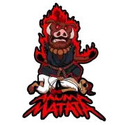 0744 Akuma Matata Sticker, Waterproof, Laminated, Funny, Street Fighter