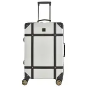 Rock Vintage 67cm Medium Hardsided Luggage - Cream