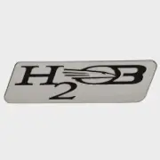 Chaparral Boat Raised Decal Emblem 14.01744 | H2O OB Logo Silver