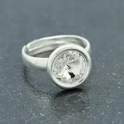 Sterling Silver Rivoli Ring