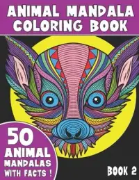 在飛比找博客來優惠-Animal Mandala Coloring Book: 