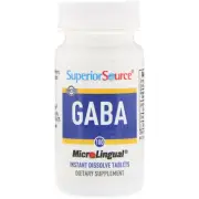 Superior Source, GABA, 100 mg, 100 MicroLingual® Instant Dissolve Tablets