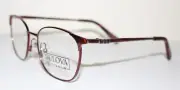 BULOVA ALEXANDRIA WINE New Twist Titanium Optical Eyeglass Frame For Women