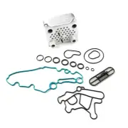 DP0049 3C3Z-6A642-CA High Flow Oil Cooler For Ford 6.0L Powerstroke Diesel 03-10
