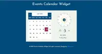 在飛比找Yahoo!奇摩拍賣優惠-Events Calendar Widget 響應式網頁模板