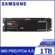 【SAMSUNG 三星】SSD 980 PRO NVMe M.2 1TB固態硬碟(MZ-V8P1T0BW)公司貨