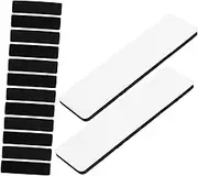 ELAYARD 100pcs Tapes Carpet Tape Sticky Fastener Fixing Adhesive Strips Home Hook Loop Strips Home Decoration Supplies Double-Sided Hook and Loop Black Nylon