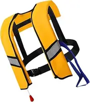 [Generic] Life Vests - Fishing Life Vests for Adults | Reflective Portable Buoyancy Automatic Inflating Nylon Personal Flotation Devices for Paddle Board Kayaking Boating