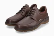 Mephisto Men's Douk Chestnut Riko 178 Water-Resistant Lace-Up Shoes
