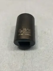 New Grey Pneumatic 2022R 11/16” Shallow 6pt 1/2” Drive Impact Socket