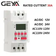 Programmable Digital LCD Timer Weekly Time Electronic Switch 30A AC/DC 12-240V