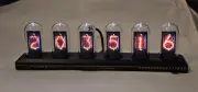 Nixie Tube Clock LED Desktop Digital clock Bedroom Home RGB Glow tube Weather