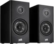 Polk Reserve R100 Small Bookshelf Speaker, Hi-Res, Wall Mountable, Black