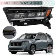 Driver Fit For Honda Pilot 2023-2025 Full LED Headlight Black Headlamp Assembly (for: Honda)