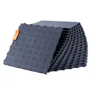 Garage Tiles Interlocking, 12 x 12 x 0.53 inch 25 Pack Garage Floor Covering Tiles, Non-Slip Double-Sided Texture Garage Flooring Tiles, for Garages, Basements, Repair Shops, Graphite