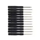 12 Pcs Small Precision Screwdriver Kit Phillips Flat Slot Slotted Head Set