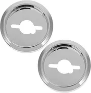 GARIOUANS 2pcs Gas Stove Knob Bases Durable Design for Effortless Installation and Smooth Rotation Elegant Finish for Kitchen Cooktop and BBQ Grill