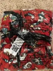 Vera Bradley Holiday Cats Meow Fleece Bath Lounge Robe Small Medium S/m Red NWT