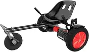 Beast Buggy Hoverboard Attachment | Compatible with Most 10" Electric Hoverboards, Hand-Operated Rear Wheel Control, Adjustable Frame & Straps, Easy Assembly & Install Hoverboard Go Kart