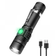 LED Tactical Flashlight, Super Bright LED Flashlight Rechargeable 2000 High L...