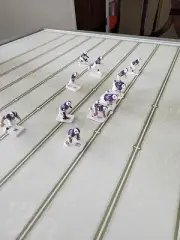 Holy Cross Crusaders Custom Painted Electric Football Team - NEW!
