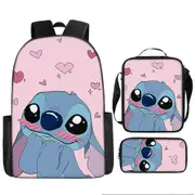 Stitch Backpack StarCraft Backpack Oxford Cloth Shoulder Bag Lunch Bag Pencil Bag 35-NMAOV
