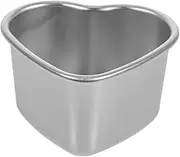 Mipcase Heart Shape Stainless Steel Dip Bowl Durable Appetizer Plate for Sauces Condiments Dressings Easy to Clean Serving Dish for BBQ Sushi Snacks