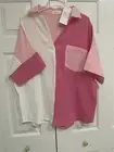Paint colors Women’s Pull Over Blouse Size XXL New Pink