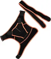 FRCOLOR Shoulder Support Brace Adjustable Compressing Sleeve for Sports Injuries
