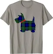 [VidiAmazing] Scottie Dog T Scottish Campbell Black Watch Tartan ds6309 T-Shirt