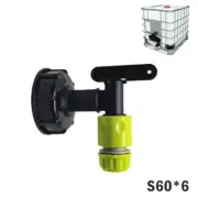 IBC Adapter Wasserleitung Hahnverschraubung Regentonnenhahn IBC Container Garten