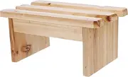 Beaupretty Footstool Bathing Footrest Portable Stool for Sauna Bath Leg Rest Multipurpose Step Footstool Stable Firm Design for Relaxing Tired Feet