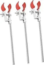 Ciieeo 3Pcs Laboratory Flask Clamp Finger Shape Bottom Flask Clips for Beaker Crucible Test Tube for Scientific Research Teaching Experiments