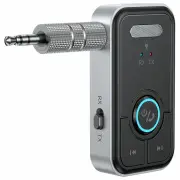 2 in 1 Wireless Bluetooth Adapter Aux Audio Car Adapter Bluetooth 5.3 Adapter Transmitter Receiver for Car TV Computer S