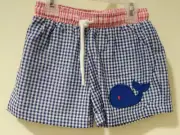 NWT Classic Whimsy Whale Applique Check Bathing Suit Boy's Size 2T