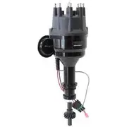 Aeroflow Ford 302 351C 429 460 Ready to Run, Vac Advance Black Cap Dist - AF4210-8350BLK