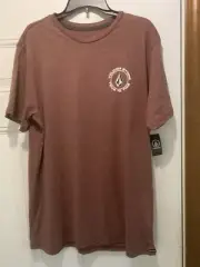 Volcom Black Friday Short Sleeve T Maroon/heather XL NWT