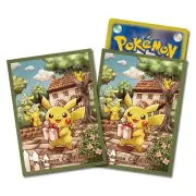 1 Sleeve Pokémon Card Game Deck Shield - Pikachu's Gift [Green] - Japan limited