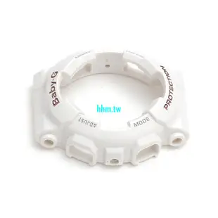 現貨熱賣~原裝卡西歐BABY-G手錶配件BA-110-7A1亮光白色錶殼外框