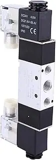 DC24V/AC220V 4V220-08 Exhaust Pneumatic Solenoid Air Valve 2Position 5Way Useful(AC 220V)